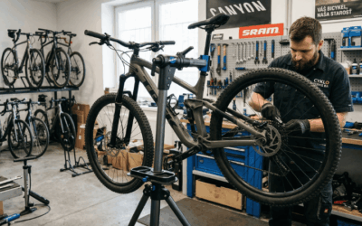 Montážny stojan na bicykel. Kľúčový pomocník pre údržbu doma i v dielni